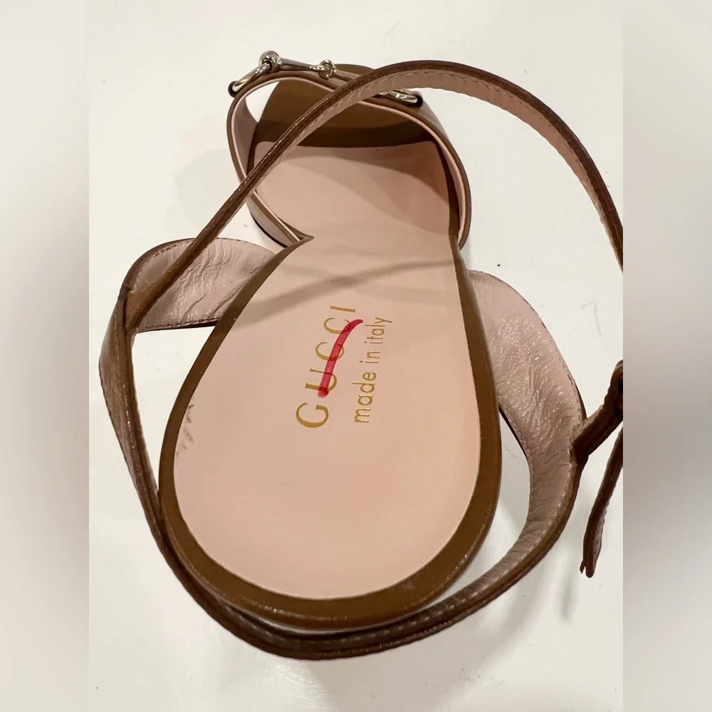 GUCCI
Lady Horsebit 75 leather sandals - Picture 10 of 10